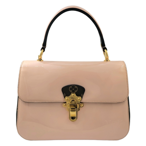 LOUIS VUITTON Cherry Wood PM 2WAY Bag Monogram Vernis Rose Ballerine - Picture 2 of 16